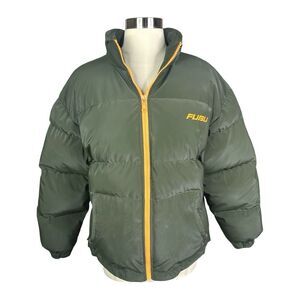 Vintage Y2K FUBU Heavy Down Puffer Jacket - Size Large (16/18)